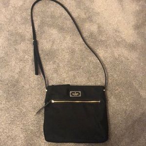 Kate spade black cross body purse